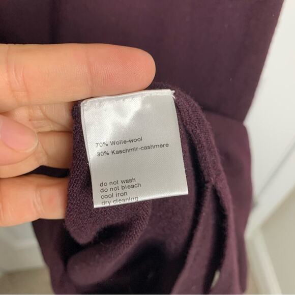 Akris Punto cashmere wool blend sleeveless sweater midi dress size 12 - Picture 5 of 11